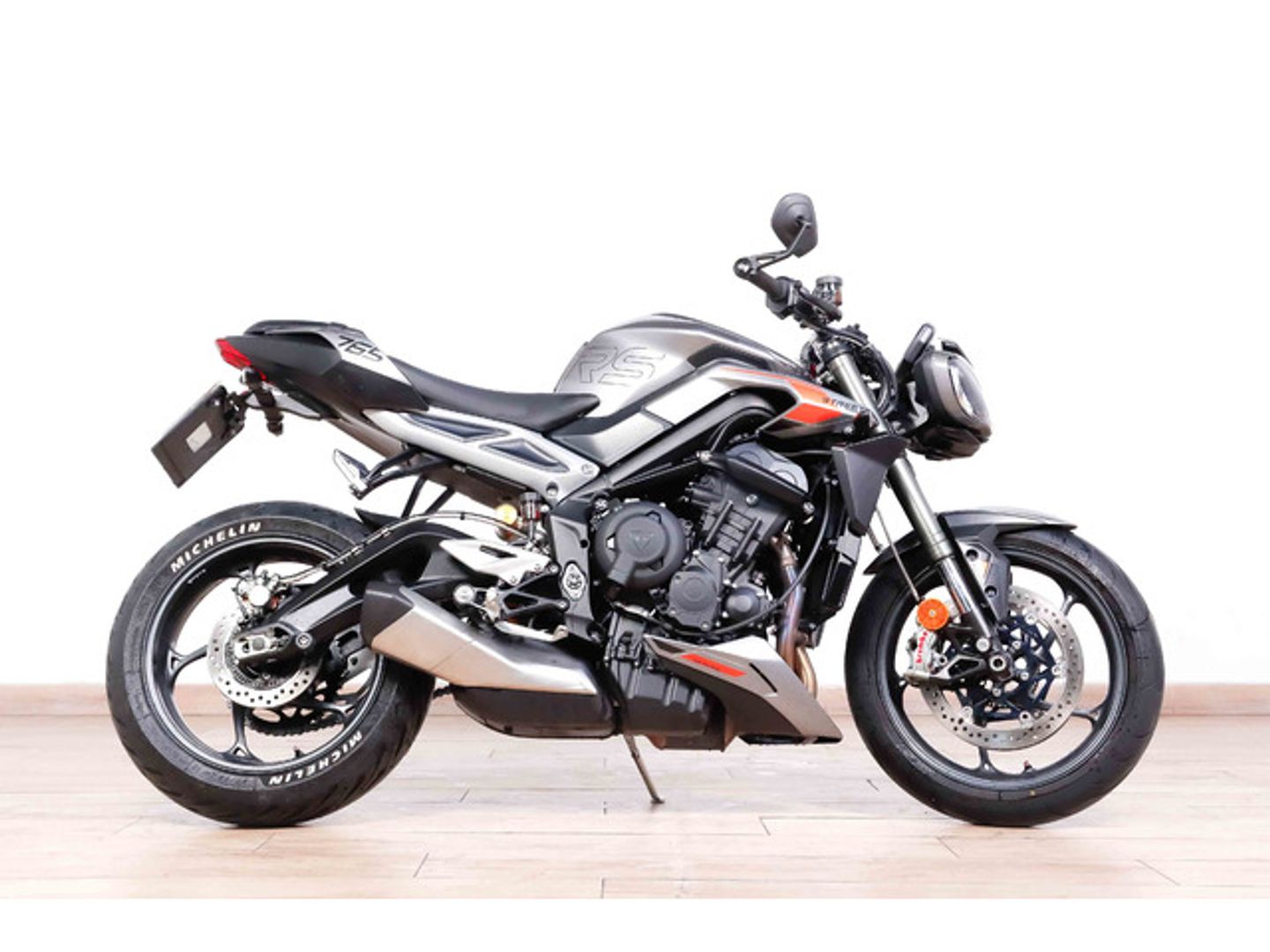 Triumph Street Triple 765 RS Gris Motorcycle