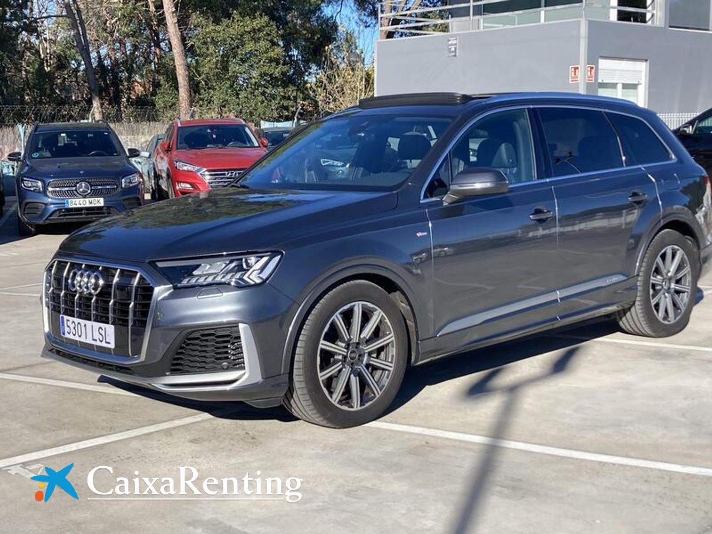 Audi Q7 TFSIe 55 TFSIe S line Gris All Terrain / Pick-up