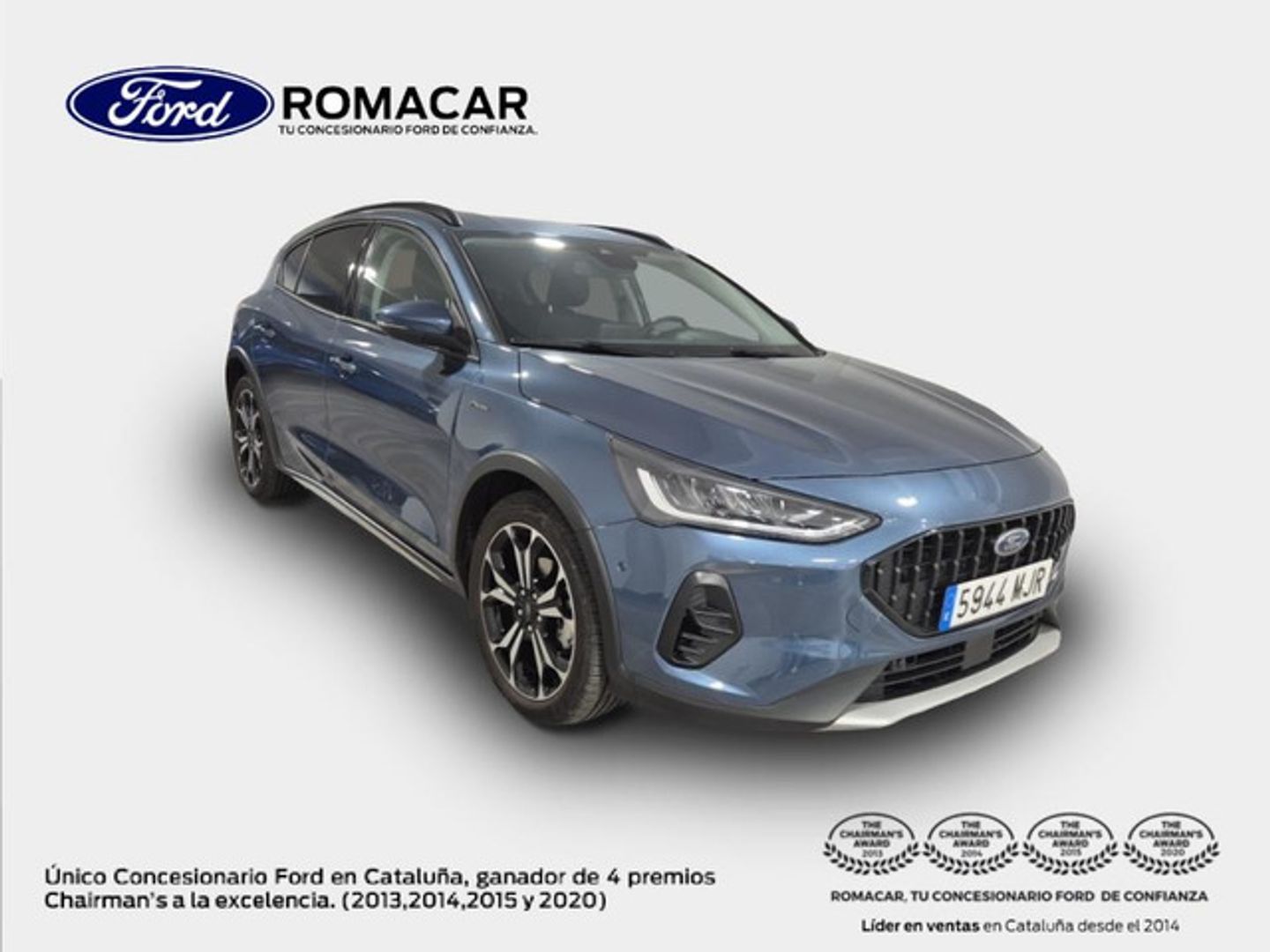 Ford Focus 1.0 Ecoboost MHEV Active Azul Compact