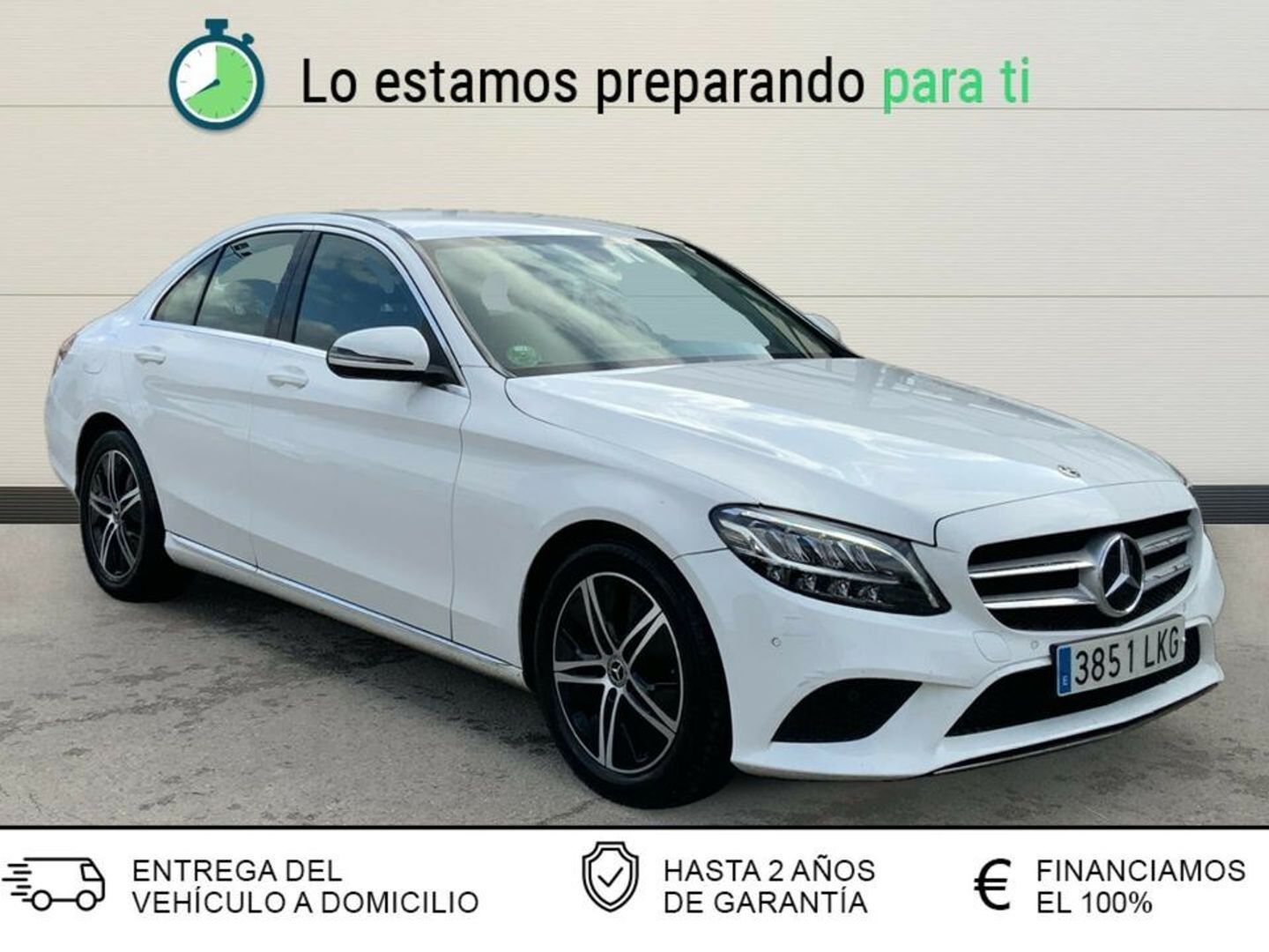 Mercedes-benz Clase C 220 d Blanco Sedan