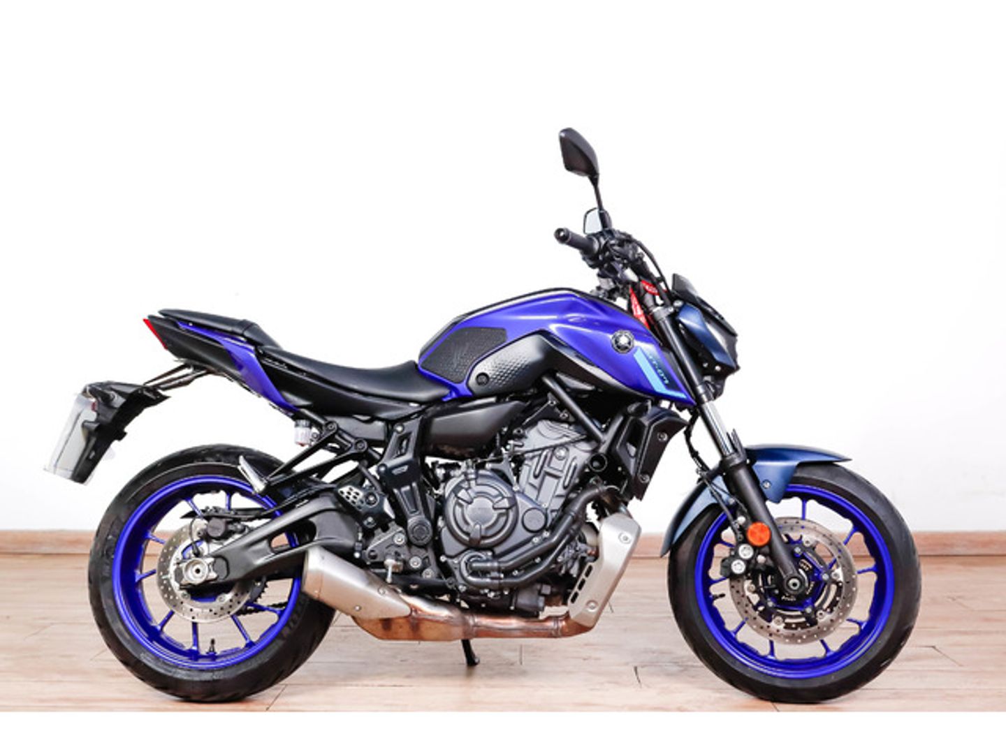 Yamaha MT 07 Azul Motorcycle