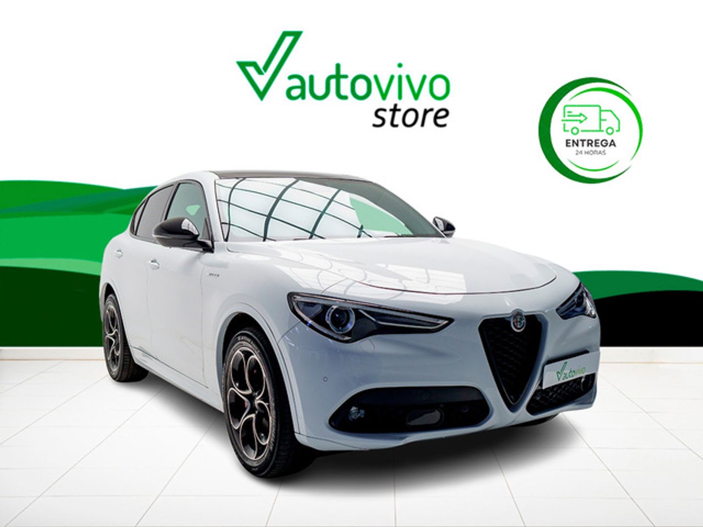 Alfa Romeo Stelvio 2.2 Diésel Veloce Q4 Auto 154 kW (210 CV) Blanco All Terrain / Pick-up