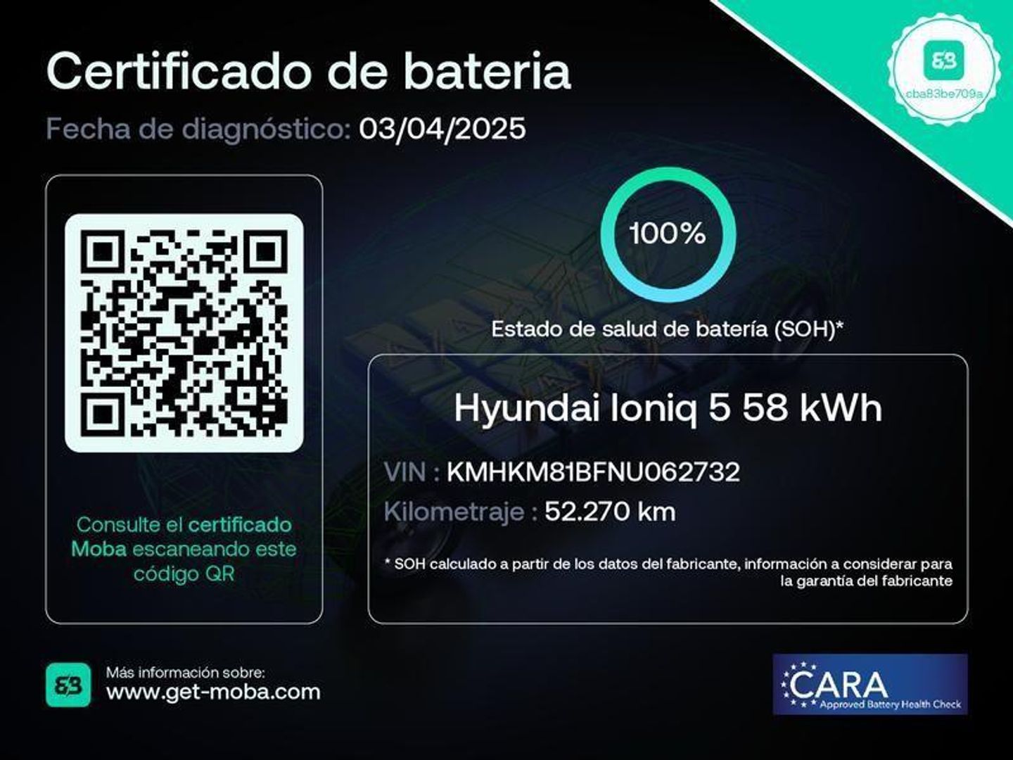 Hyundai Ioniq 5 58KWH Light RWD 125 kW (170 CV)