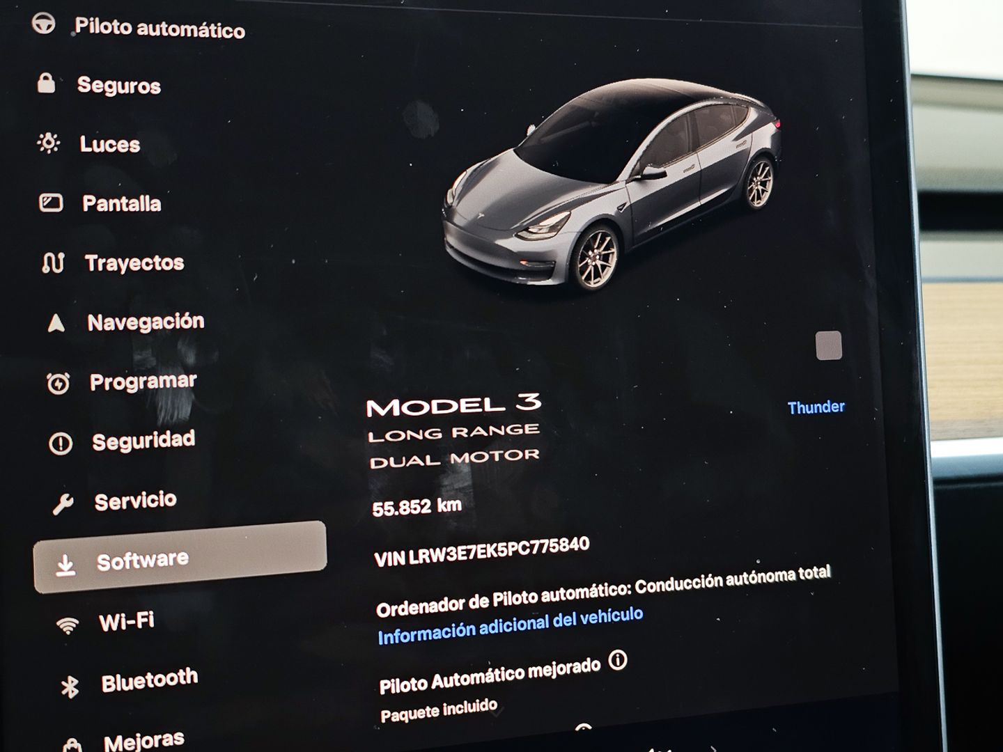 Tesla Model 3 Gran Autonomía 4WD 366 kW (498 CV)