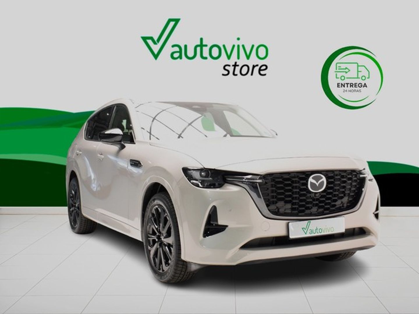 Mazda CX-60 3.3 e-Skyactiv D MHEV Homura Com-P 8AT 147 kW (200 CV) Blanco All Terrain / Pick-up