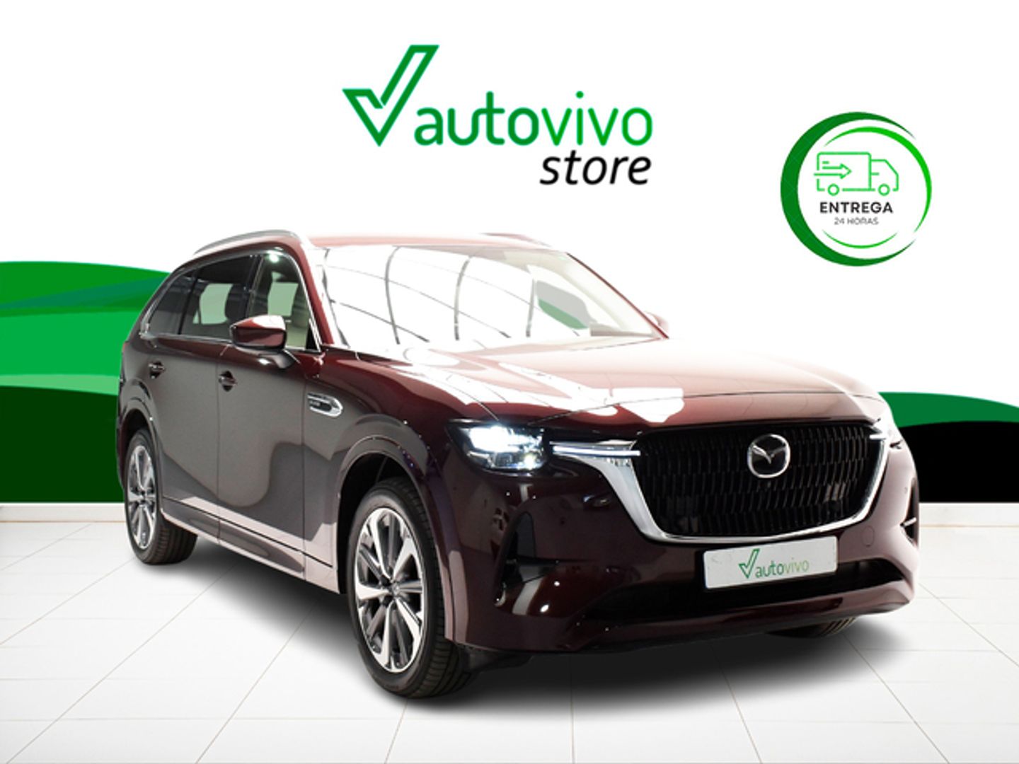Mazda CX-80 e-SKYACTIV D MHEV Takumi Plus AWD Auto 187 kW (254 CV) Rojo All Terrain / Pick-up
