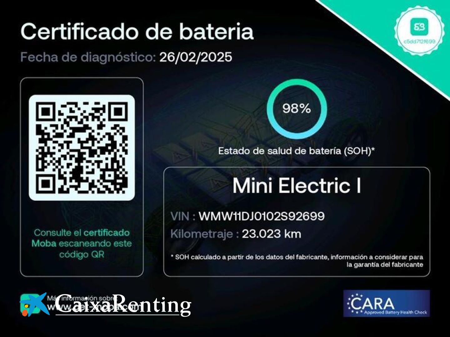 MINI MINI 3 Puertas Cooper SE 135 kW (184 CV)