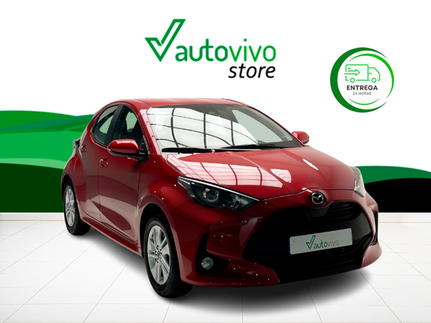 Mazda Mazda 2 1.5 Hybrid Agile CVT 85 kW (116 CV) Rojo Sedan