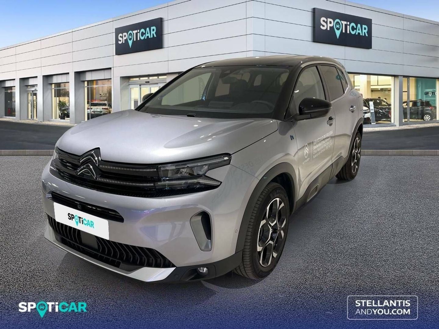 Citroen C5 Aircross Hybrid 225 Shine Pack e-EAT8 165 kW (225 CV) Gris Plata All Terrain / Pick-up
