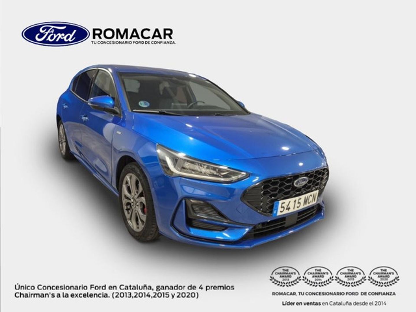 Ford Focus 1.0 Ecoboost MHEV ST-Line 92 kW (125 CV) Azul Compact