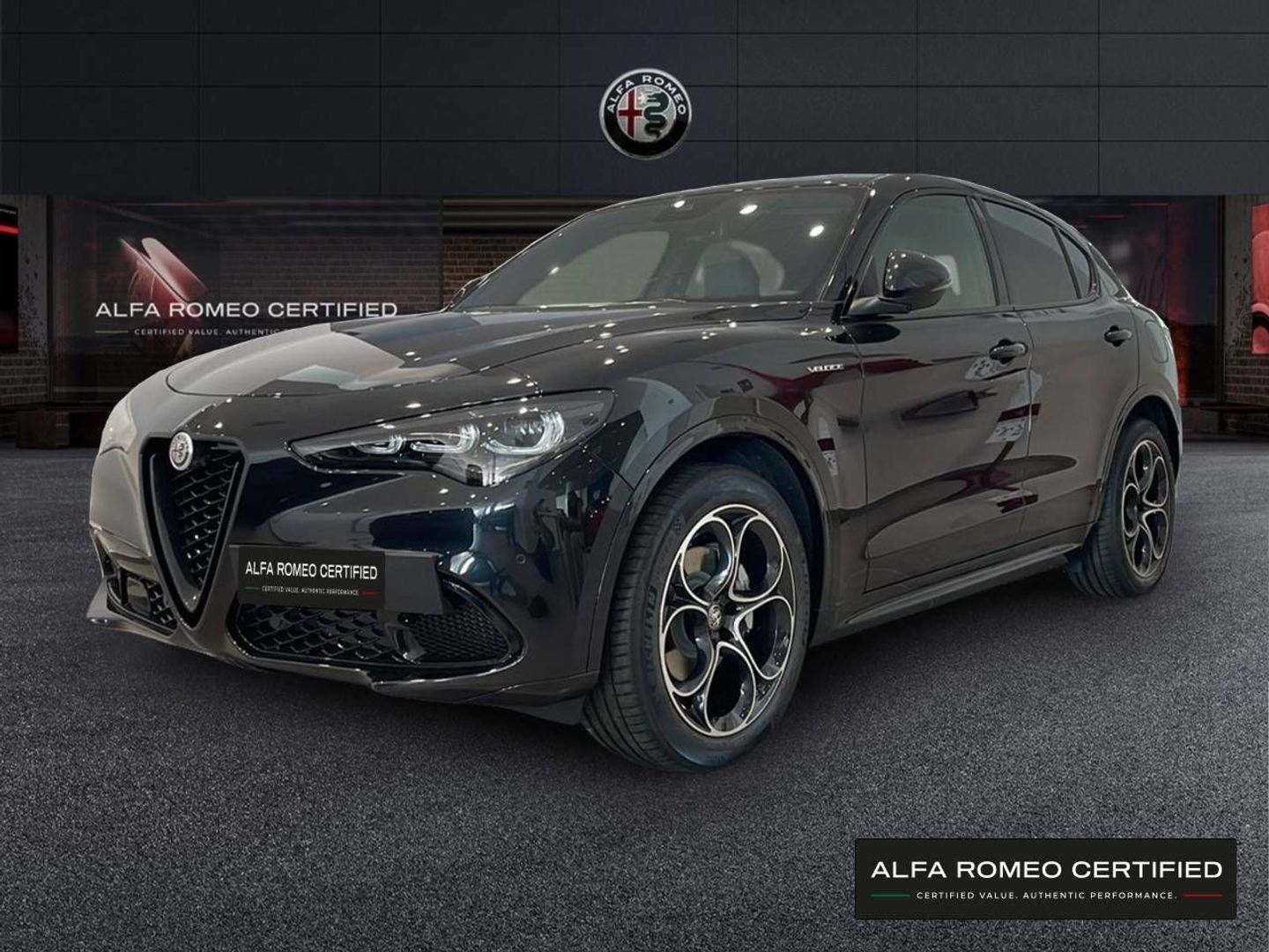 Alfa Romeo Stelvio 2.2 Diesel Veloce Q4 154 kW (210 CV) Negro SUV