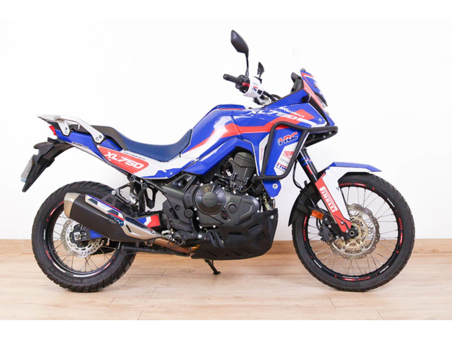 Honda Transalp 750 Azul Motorcycle