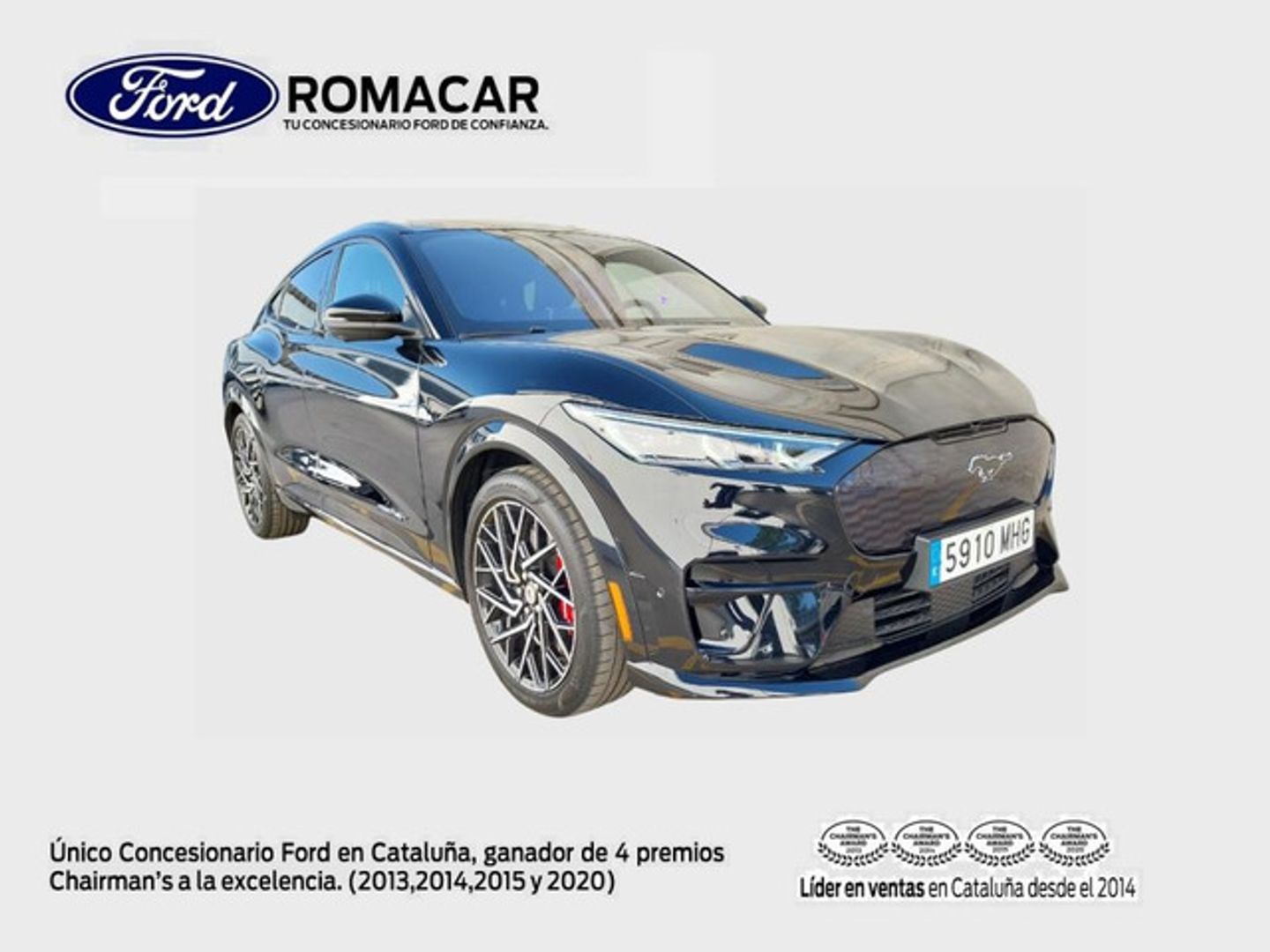Ford Mustang Mach-E GT AWD Batería 98.8Kwh 358 kW (487 CV) Negro SUV