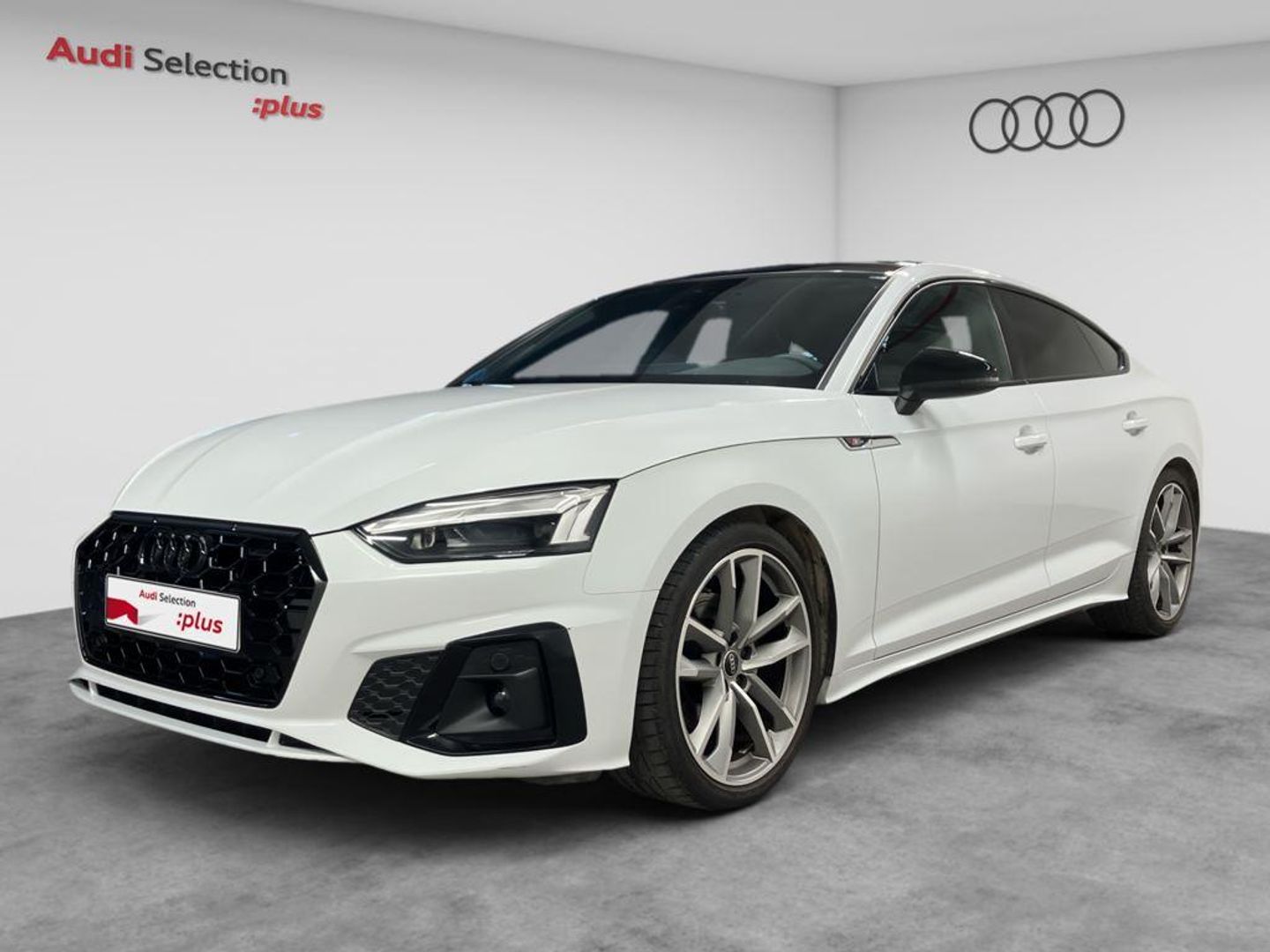 Audi A5 Sportback Black line 35 TDI 120 kW (163 CV) S tronic Blanco Sedan