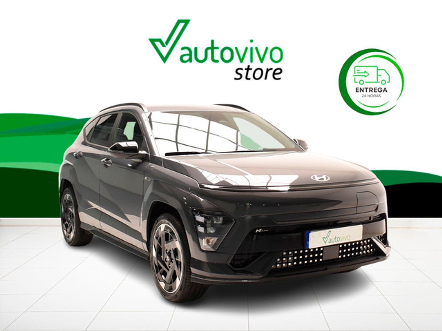 Hyundai Kona EV 65kWh N Line 150 kW (204 CV) Gris SUV