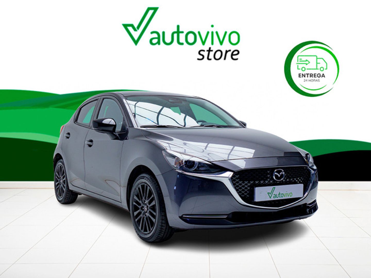 Mazda Mazda 2 1.5 G e-SKYACTIV Homura 66 kW (90 CV) Gris Sedan