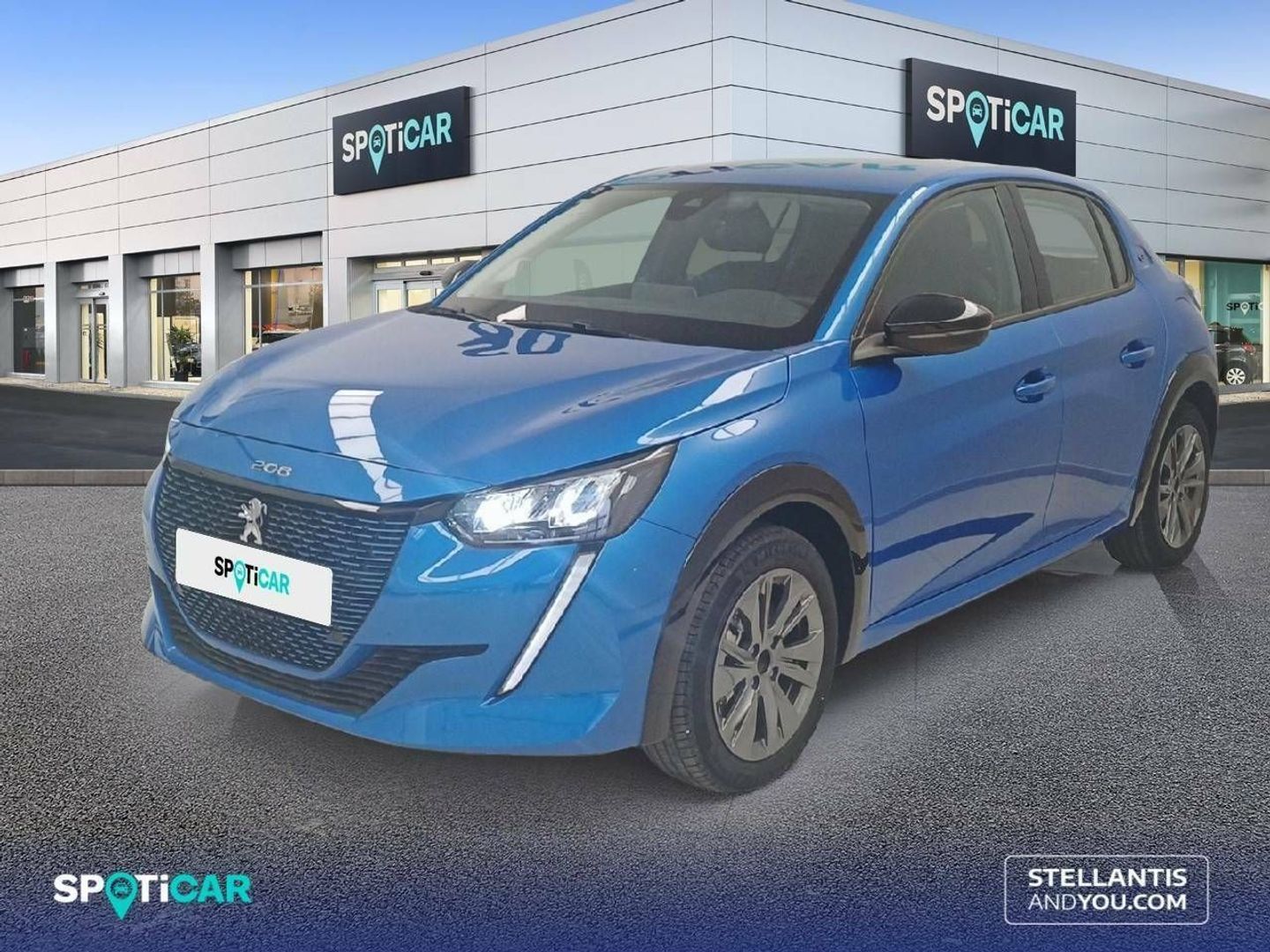 Peugeot e-208 Eléctrico Active Pack 100 kW (136 CV) Azul Compact