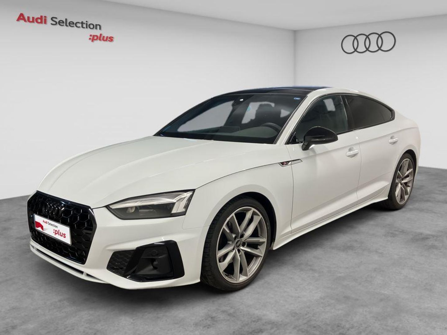 Audi A5 Sportback Black line 35 TDI 120 kW (163 CV) S tronic Blanco Sedan