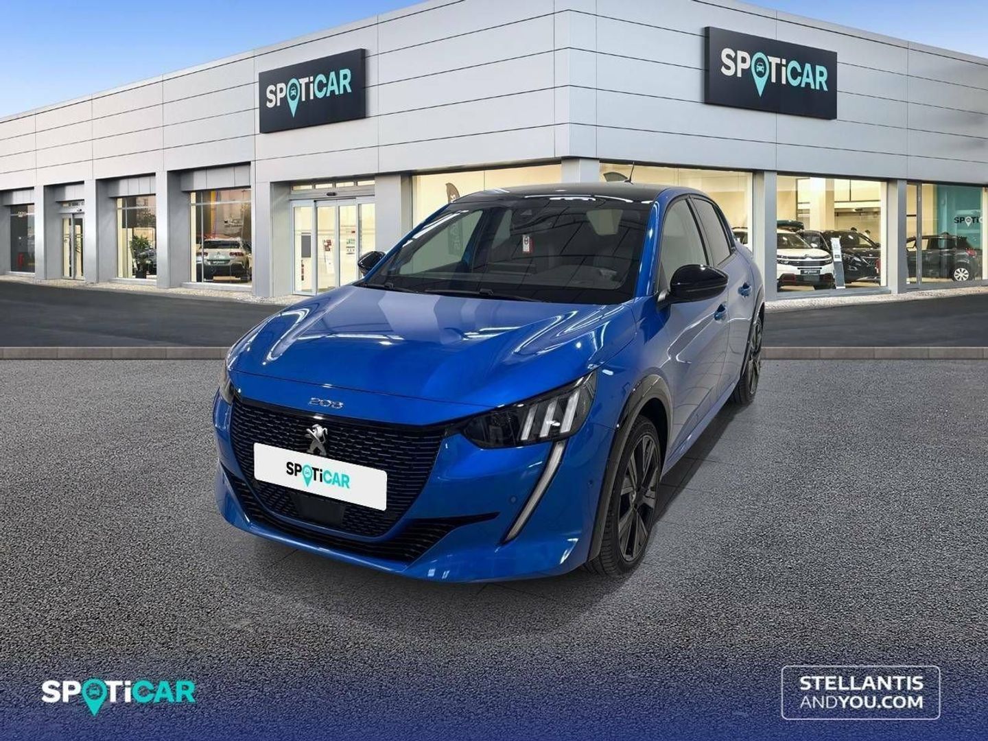 Peugeot e-208 Eléctrico GT 100 kW (136 CV) Azul Compact