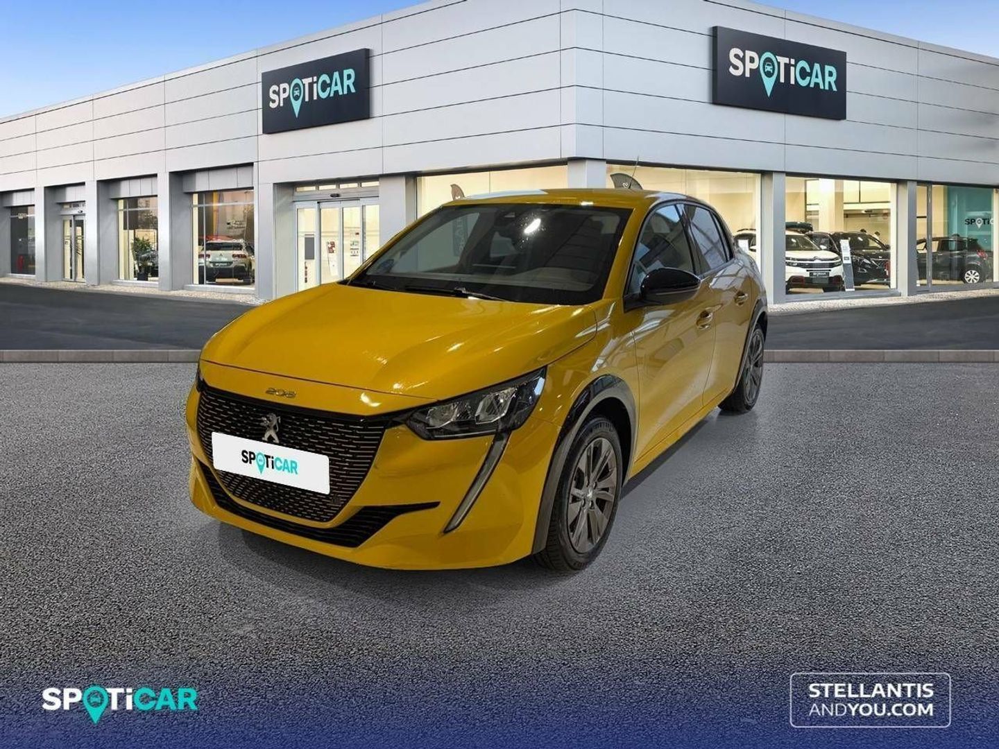 Peugeot e-208 Eléctrico Allure Pack 100 kW (136 CV) Amarillo Compact