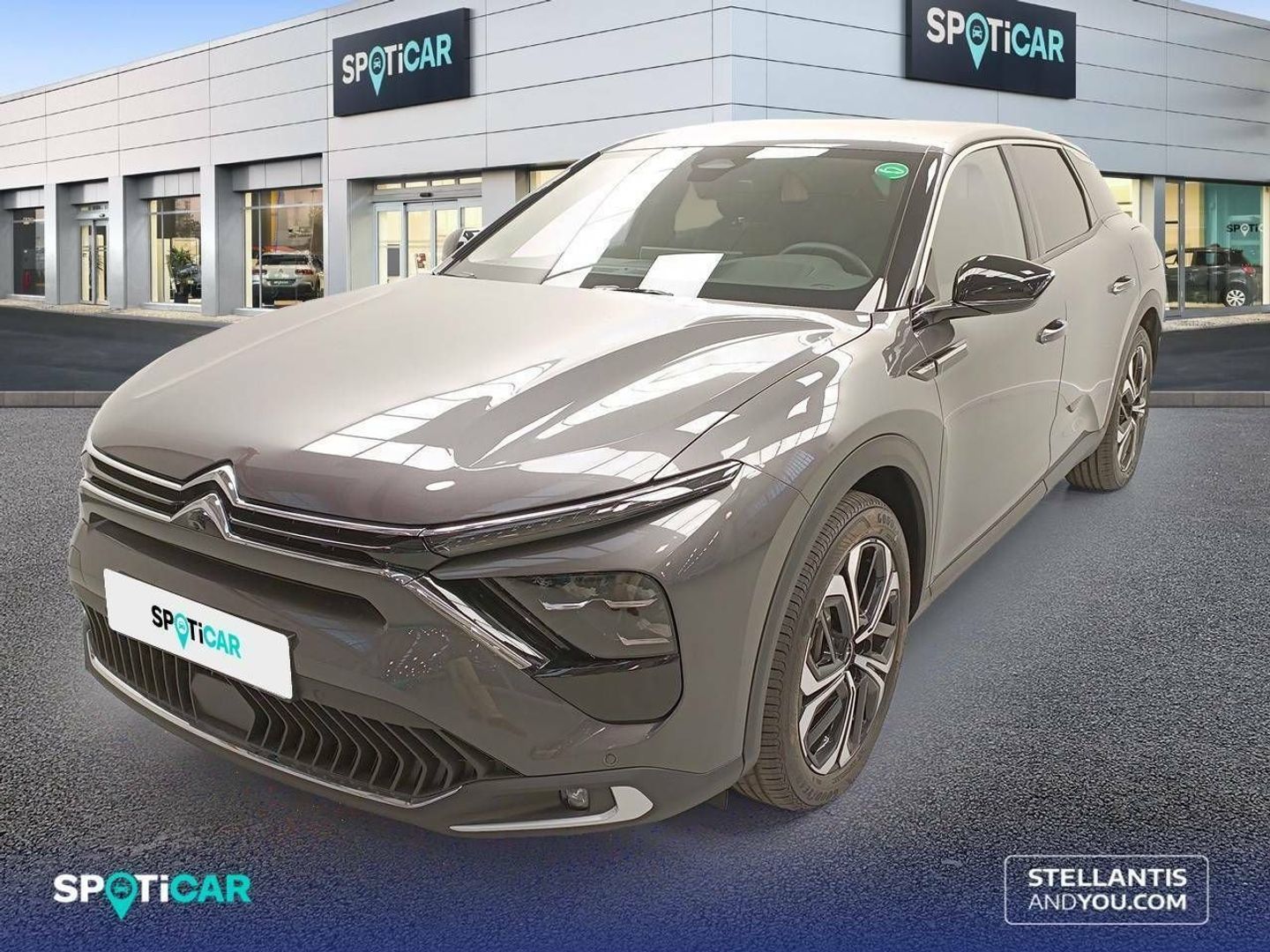 Citroen C5 X Hybrid 225 Shine Pack e-EAT8 165 kW (225 CV) Gris Sedan