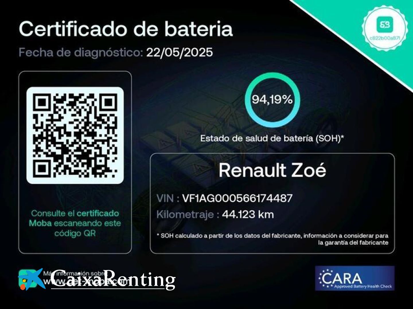 Renault Zoe Intens 100 kW R135 Batería 50kWh 99 kW (135 CV)