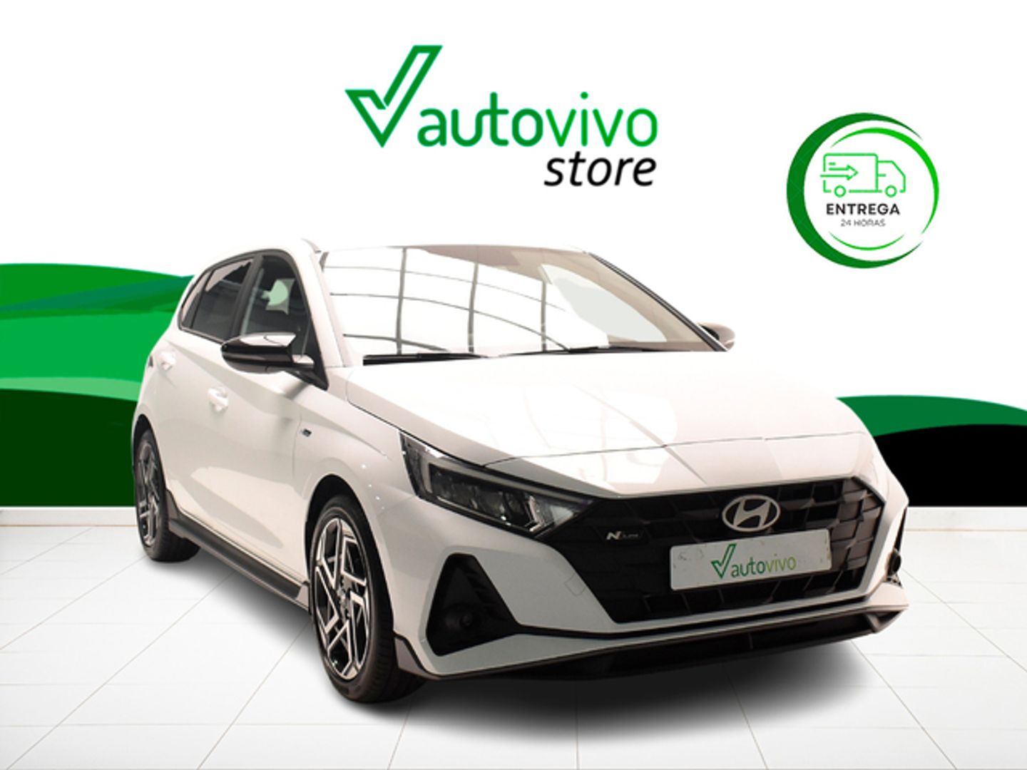 Hyundai i20 1.2 MPI N Line 59 kW (79 CV) Blanco Sedan