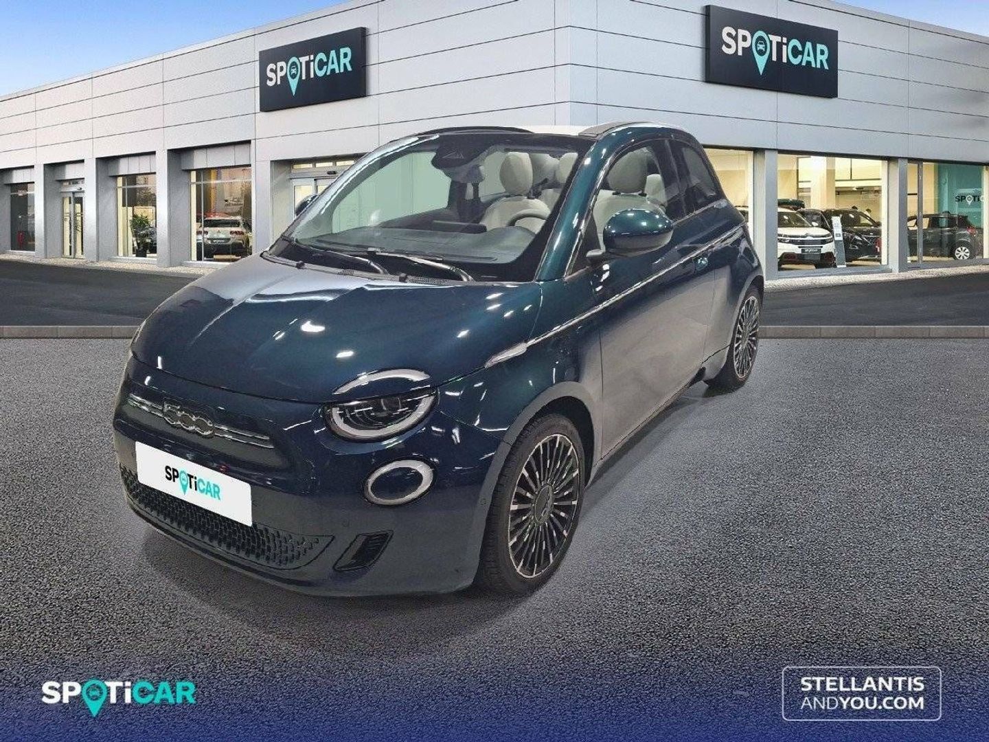 Fiat 500C electrico Cabrio laPrima 320km 87 kW (118 CV) Verde Cabrio / Roadster
