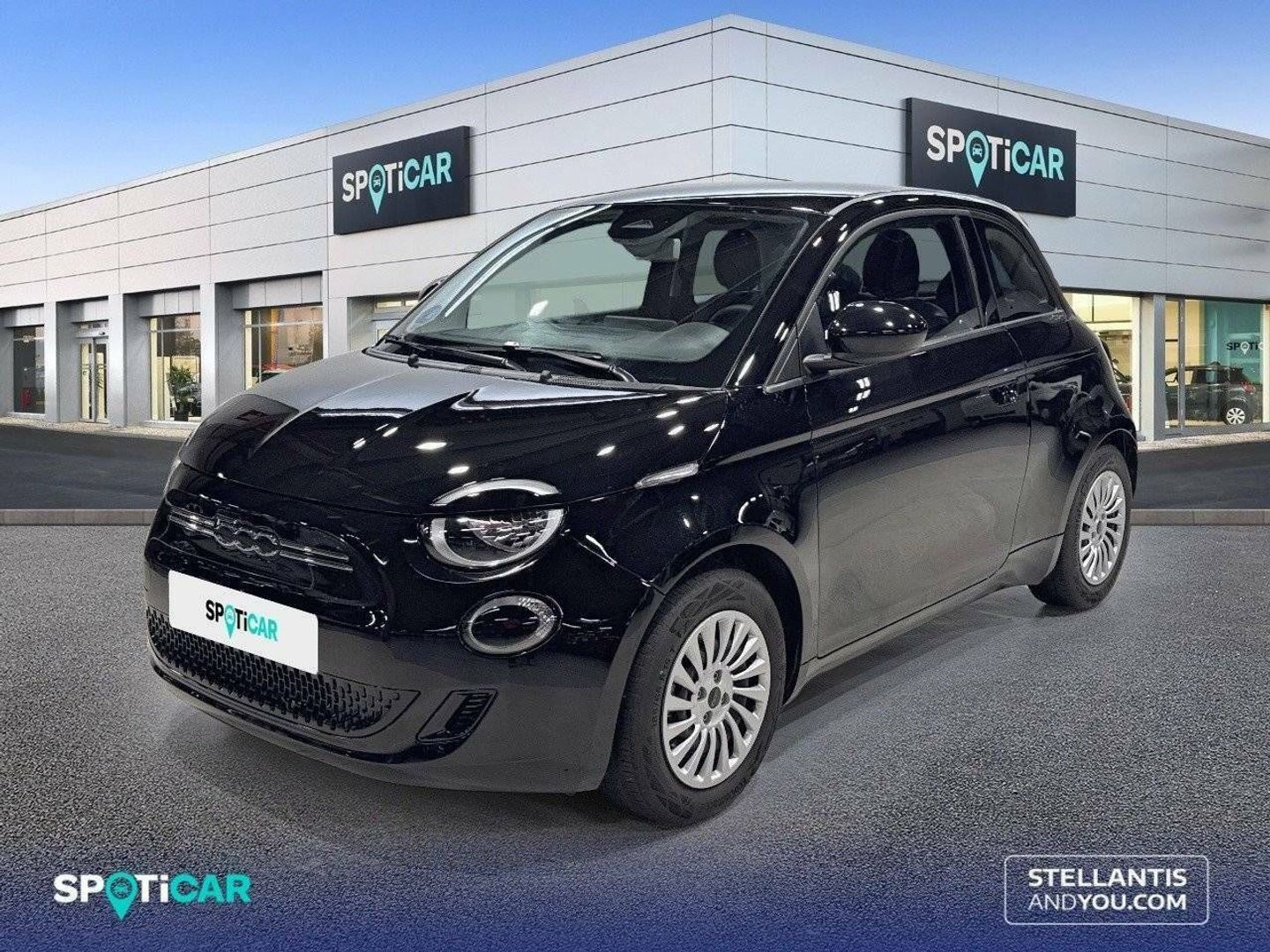 Fiat 500 Electrico Monotrim 190km 70 kW (95 CV) Negro Compact
