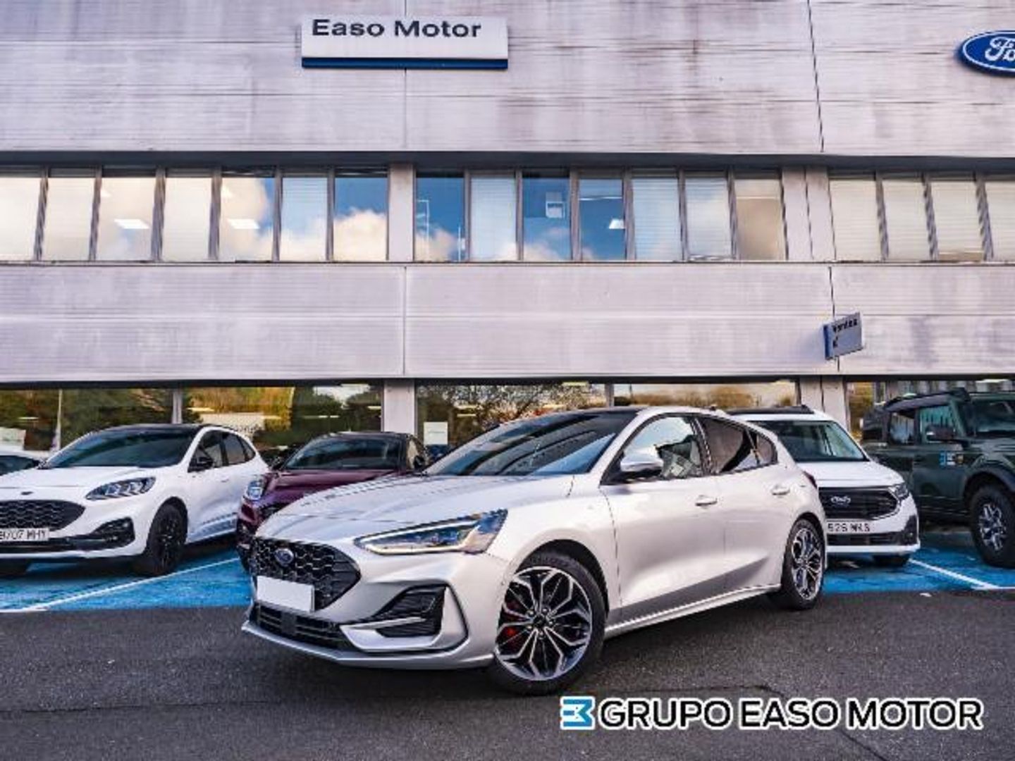 Ford Focus 1.0 Ecoboost MHEV ST-Line X Auto 114 kW (155 CV) Gris Plata Compact