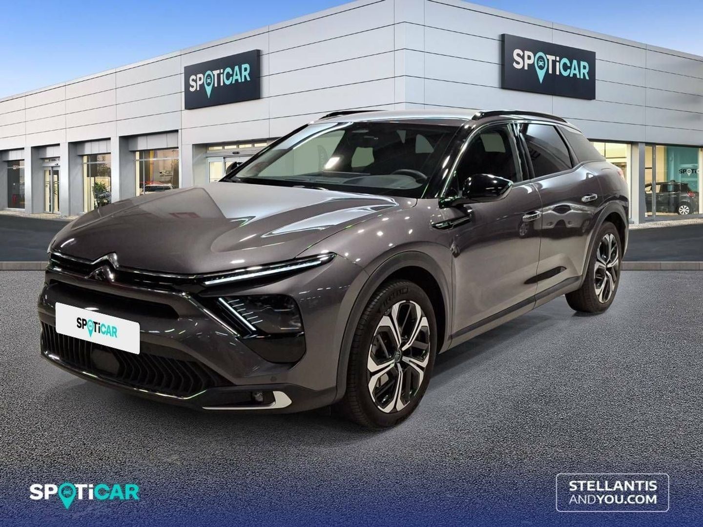 Citroen C5 X Hybrid 225 Shine e-EAT8 165 kW (225 CV) Gris Sedan