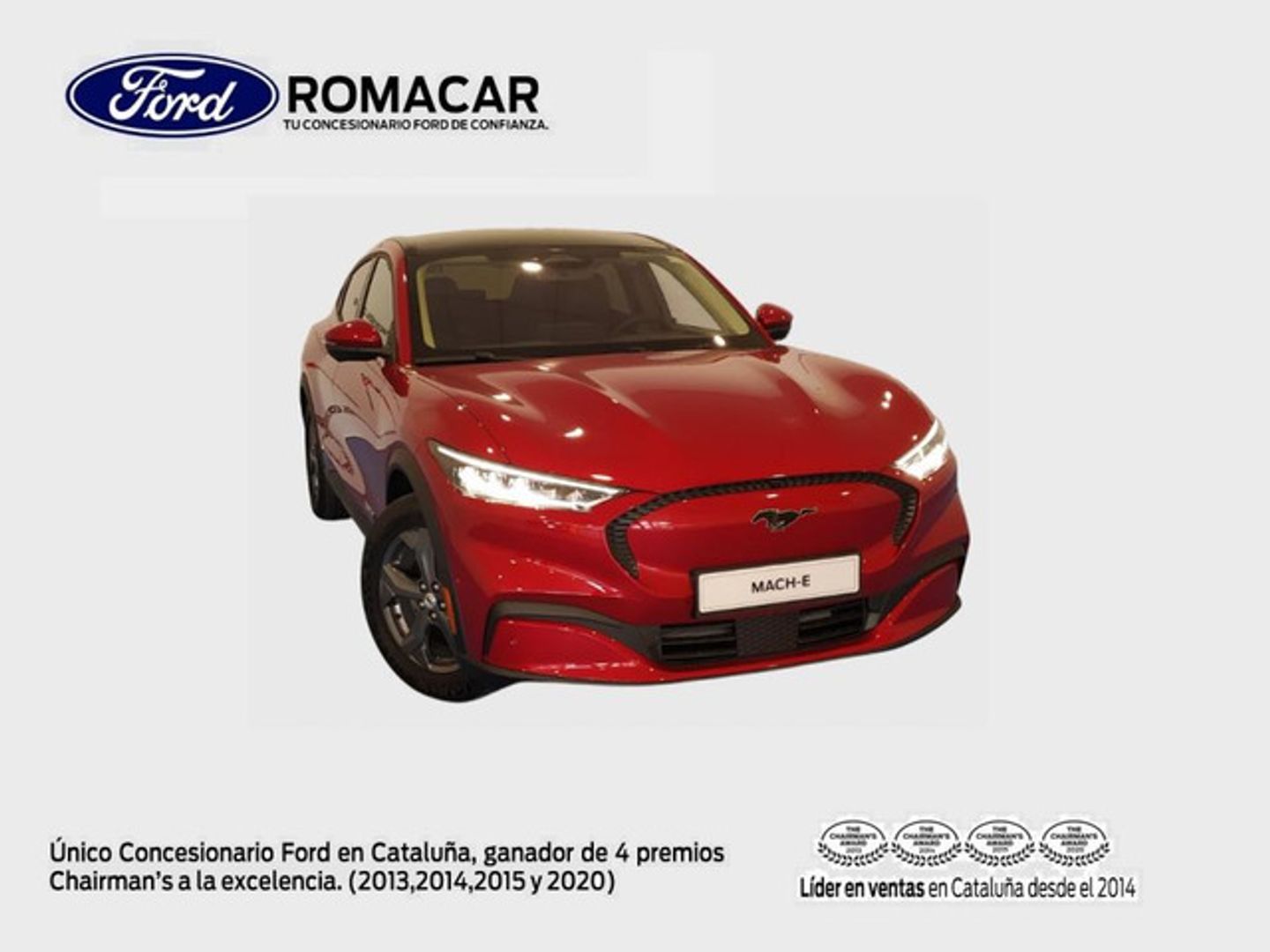 Ford Mustang Mach-E AWD Batería 98.8Kwh 216 kW (294 CV) Rojo SUV