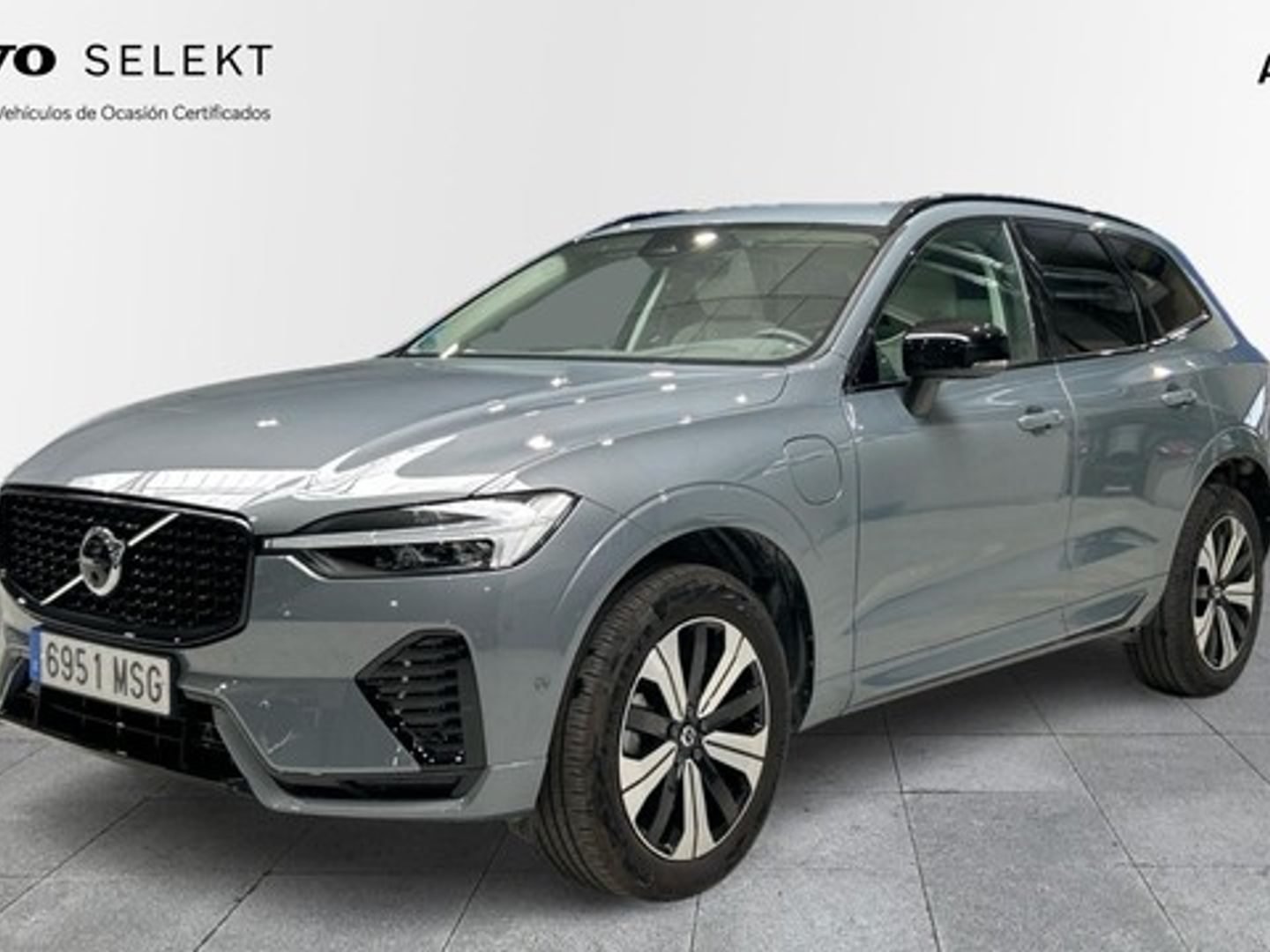 Volvo XC60 T6 Recharge Plus Dark AWD Auto 257 kW (350 CV) Gris All Terrain / Pick-up