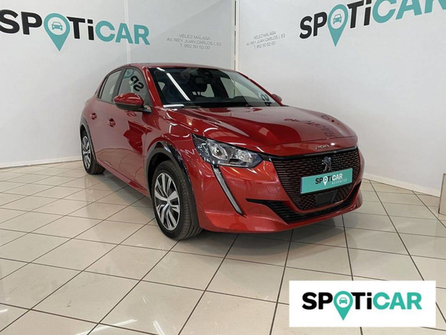 Peugeot e-208 Eléctrico Active 100 kW (136 CV) Rojo Compact