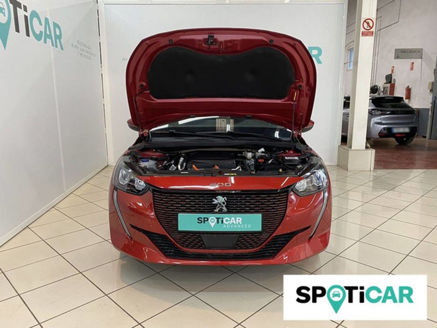 Peugeot e-208 Eléctrico Active 100 kW (136 CV) Rojo Compact