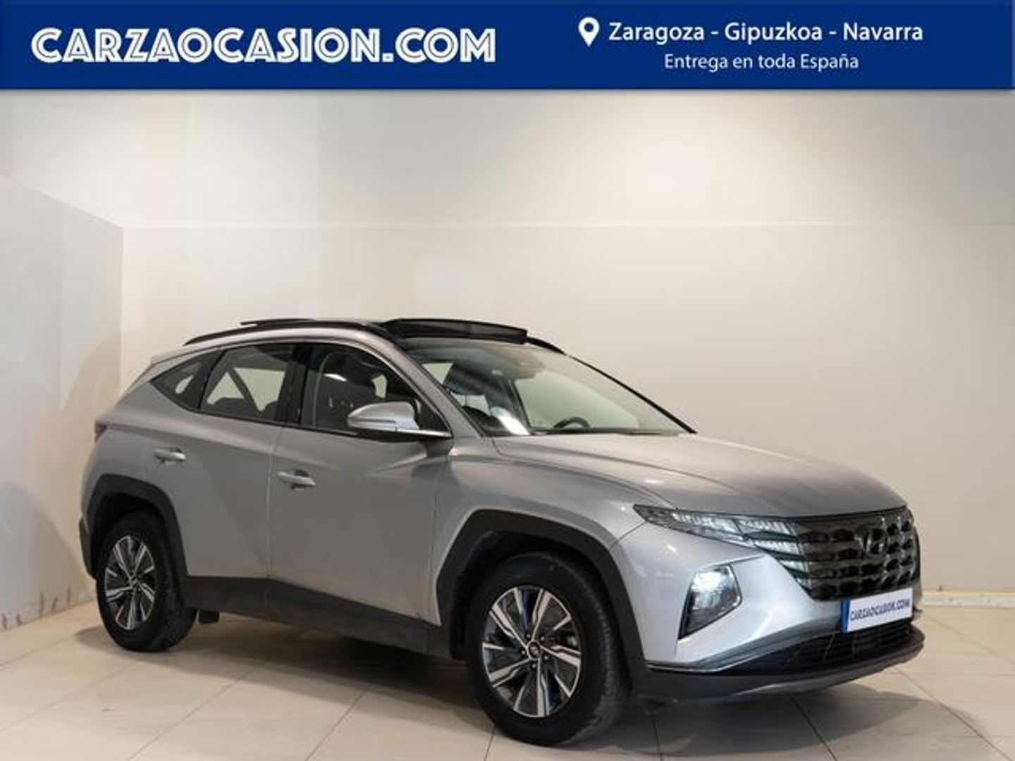 Hyundai Tucson 1.6 TGDI HEV Maxx Sky DCT 169 kW (230 CV) Gris Plata SUV
