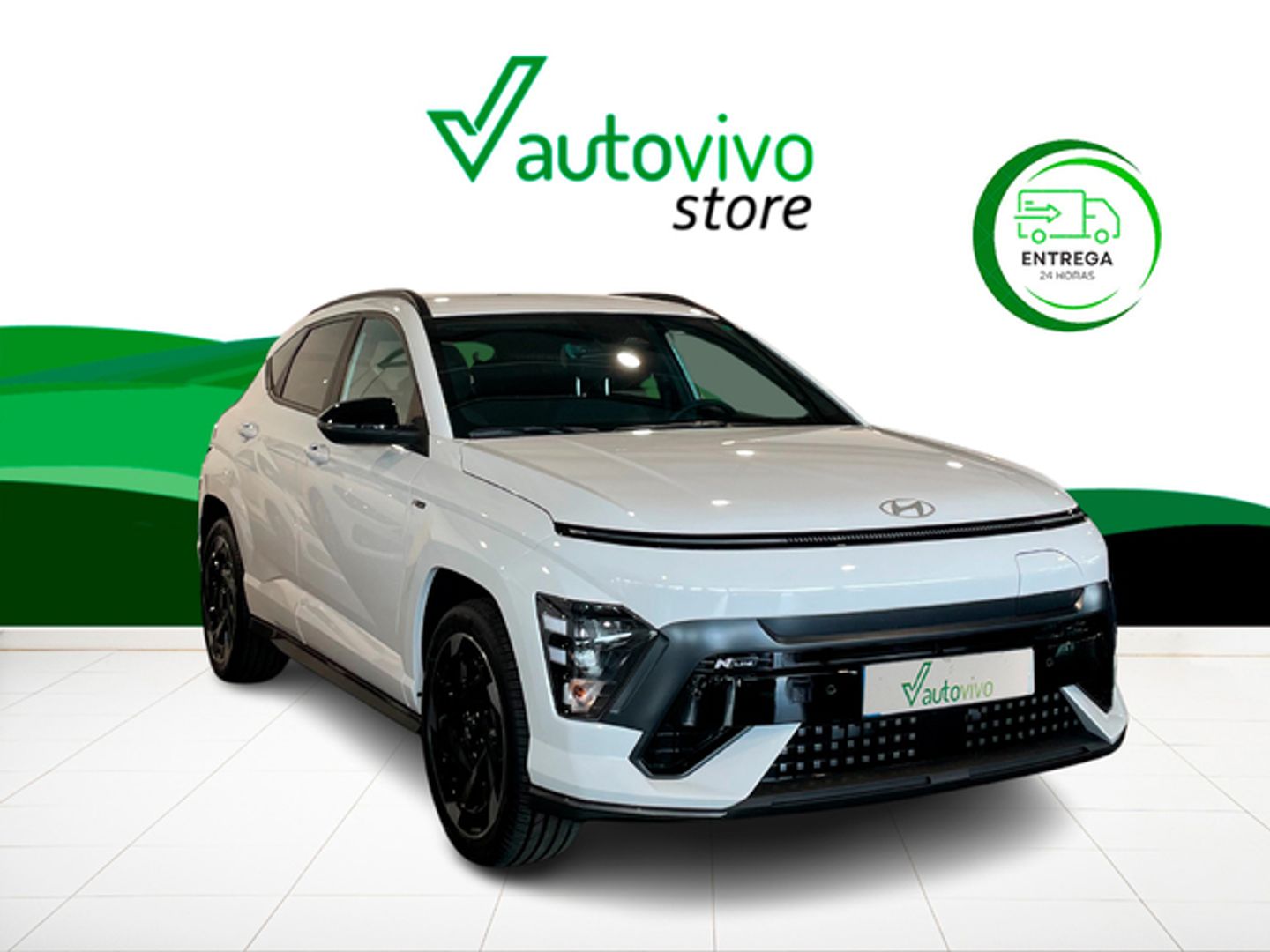 Hyundai Kona EV 65kWh N Line 150 kW (204 CV) Blanco SUV