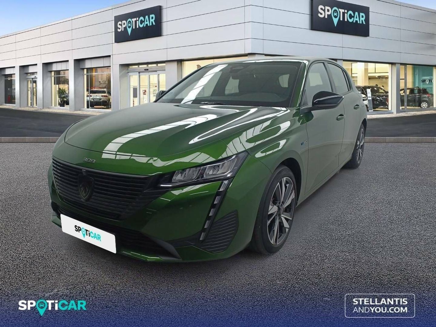 Peugeot 308 Active Pack Hybrid EAT8 132 kW (180 CV) Verde Sedan