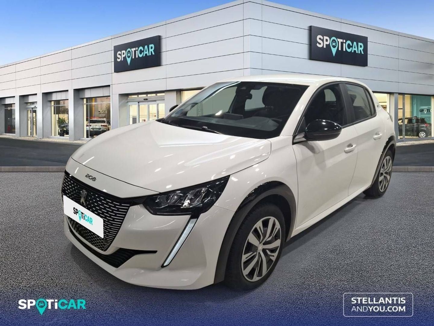 Peugeot e-208 Eléctrico Active Pack 100 kW (136 CV) Blanco Compact