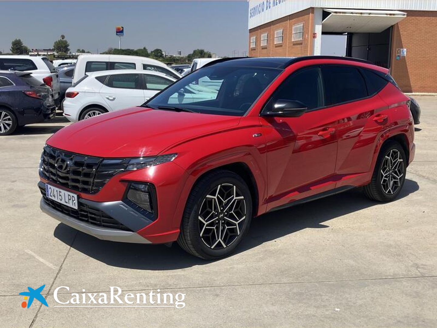 Hyundai Tucson 1.6 TGDI 48V N-Line Sky 4x4 DCT 100 kW (136 CV) Rojo SUV