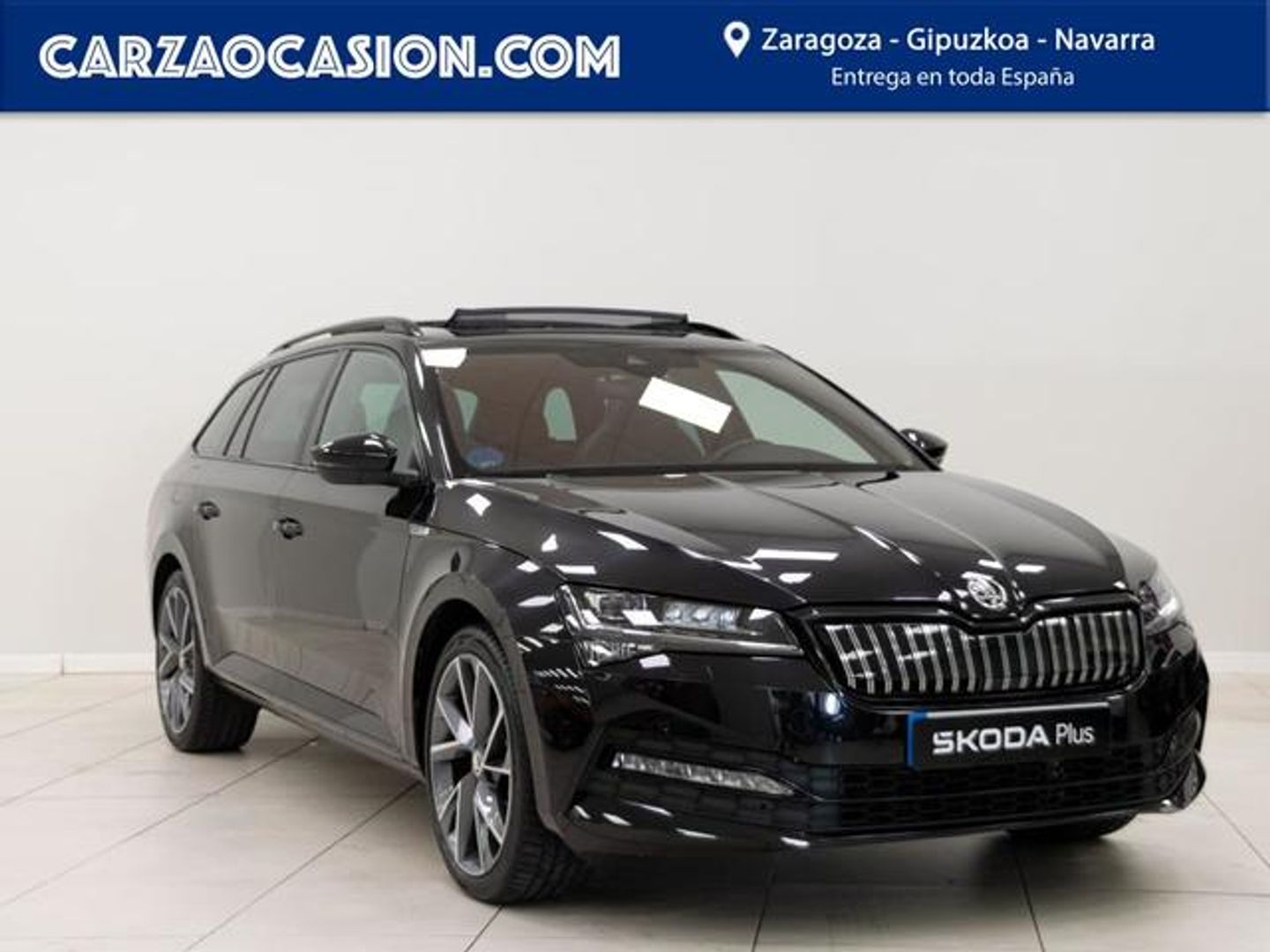 Skoda Superb Combi 1.4 TSI iV P-HEV SportLine DSG 160 kW (218 CV) Negro Familiar