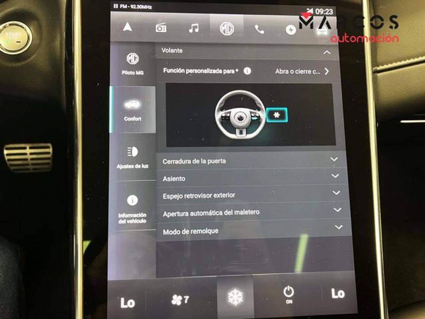 MG Marvel R 70kWh Comfort 132 kW (180 CV)