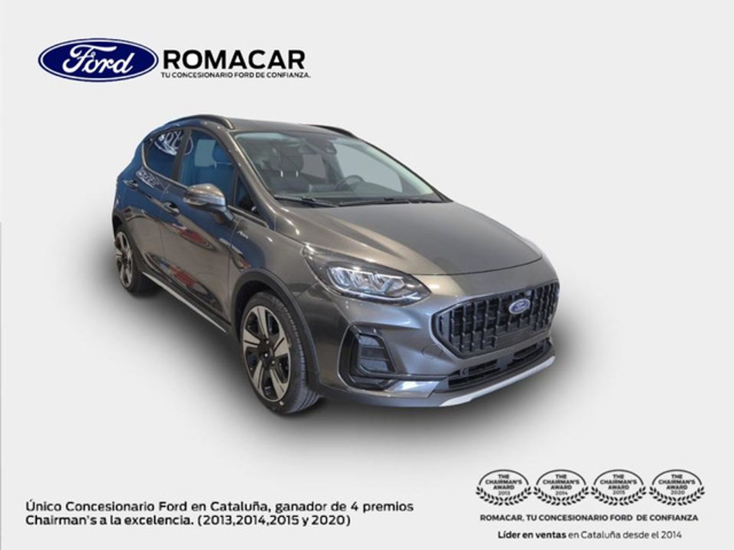 Ford Fiesta 1.0 EcoBoost MHEV Active 92 kW (125 CV) Gris Compact