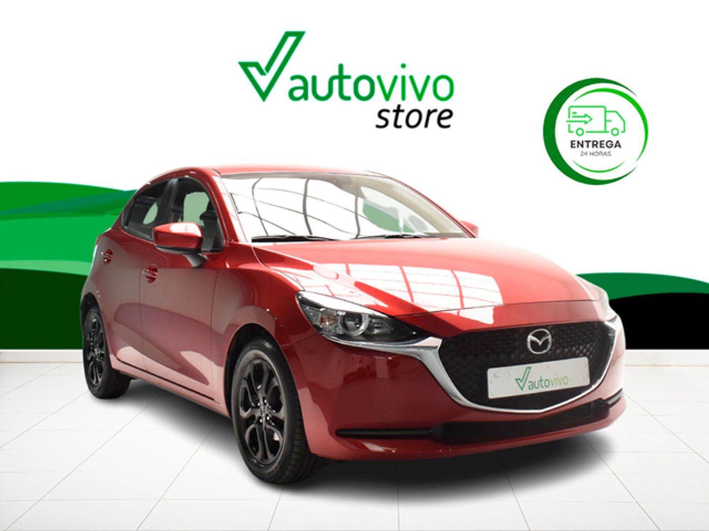 Mazda Mazda 2 1.5 GE Black Tech Edition AT 66 kW (90 CV) Rojo Compact