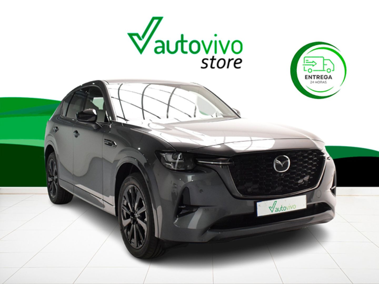 Mazda CX-60 3.3 e-Skyactiv D MHEV Homura 8AT 147 kW (200 CV) Gris All Terrain / Pick-up