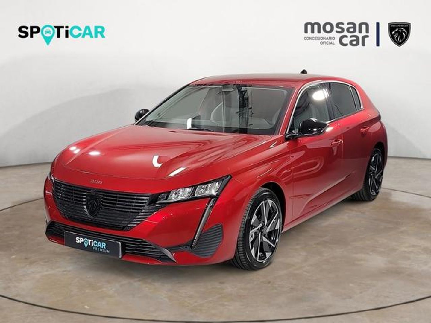 Peugeot 308 Allure Hybrid eDCS6 100 kW (136 CV) Rojo Sedan