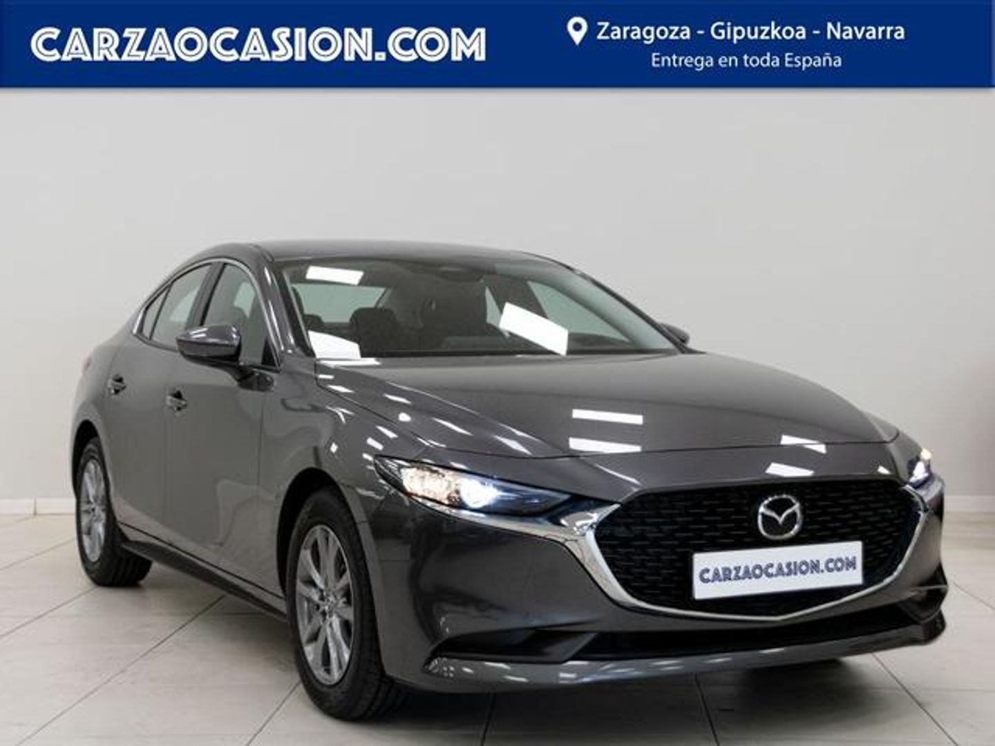 Mazda Mazda 3 2.5L E-SKY G MHEV Prime-line 103 kW (140 CV) Gris Sedan