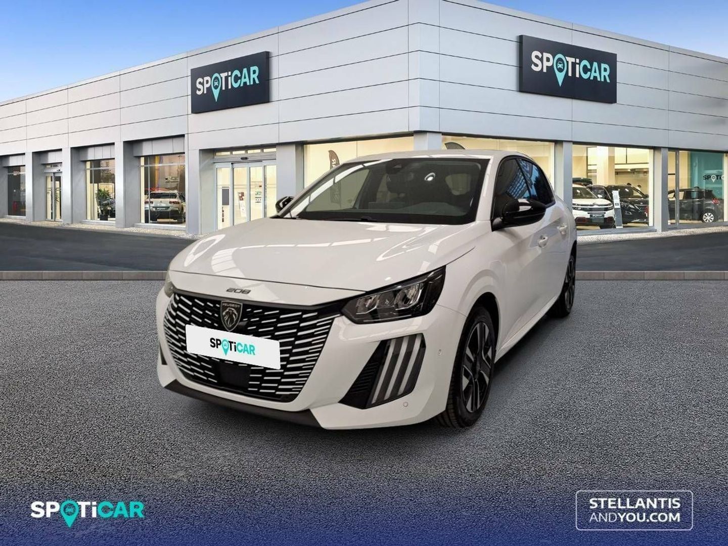 Peugeot 208 Allure Hybrid eDCS6 75 kW (100 CV) Blanco Compact