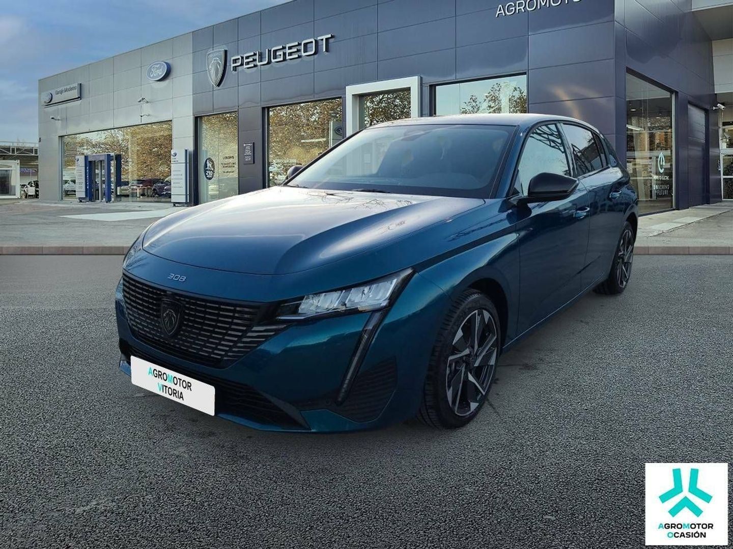 Peugeot 308 Allure Hybrid eDCS6 107 kW (145 CV) Azul Sedan