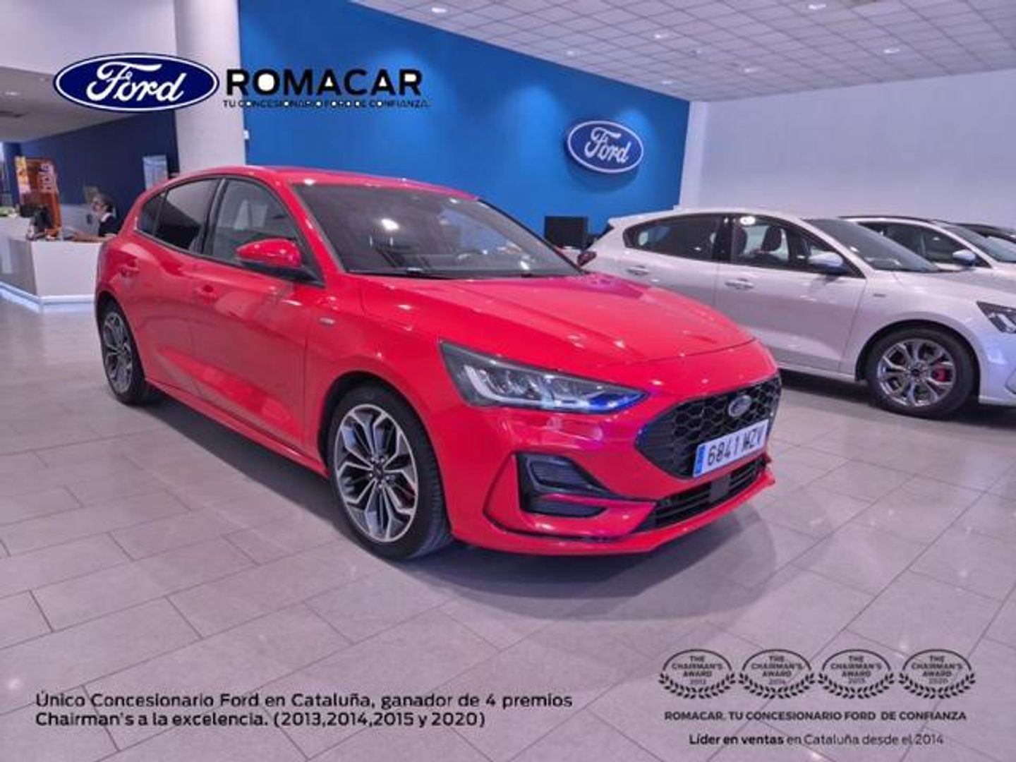 Ford Focus 1.0 Ecoboost MHEV ST-Line 92 kW (125 CV) Rojo Compact